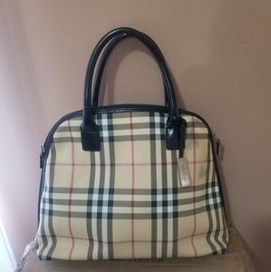 AUTHENTIC BURBERRY NOVA CHECK HANDBAG